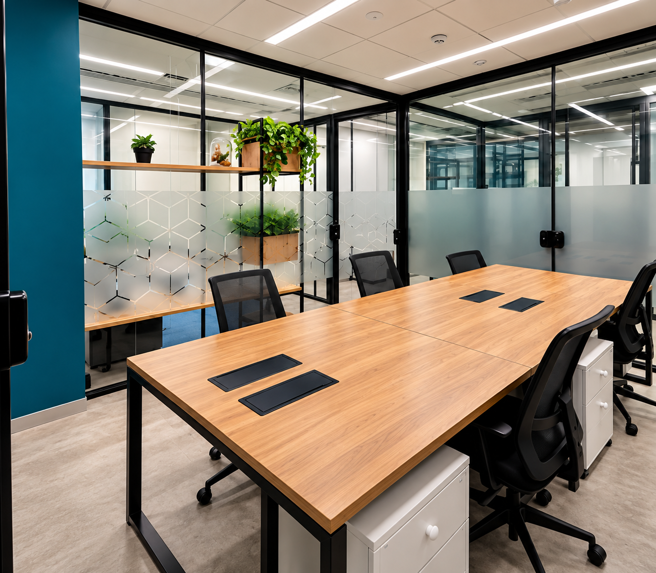 Sala de reunião G1- Até 7 pessoas.
